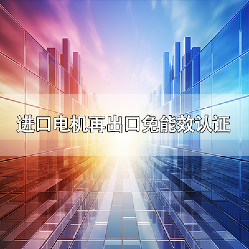 進(jìn)口電機(jī)再出口可免能效認(rèn)證